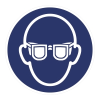 Use eye protection (ASR A1.3)